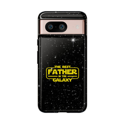 Galaxy-Themed Google Pixel Tough Case - Perfect Gift for the Best Father