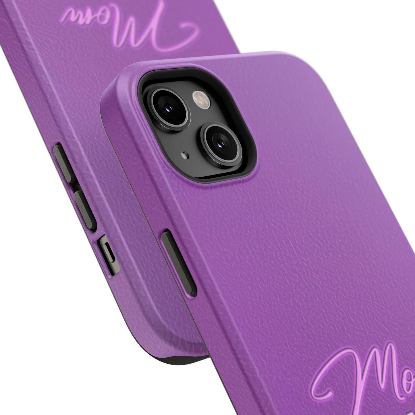 Mom On Duty Impact-Resistant Case, Purple Case for Mothers