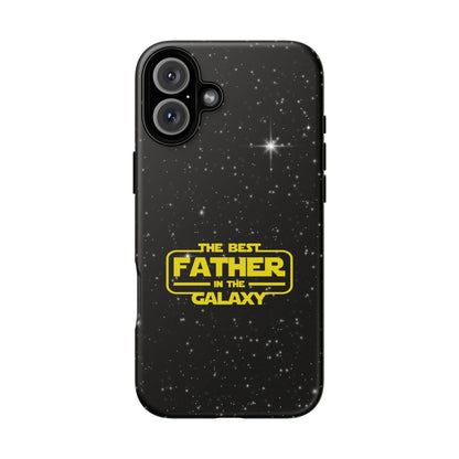 Galaxy-Themed iPhone Tough Case - Perfect Gift for the Best Father