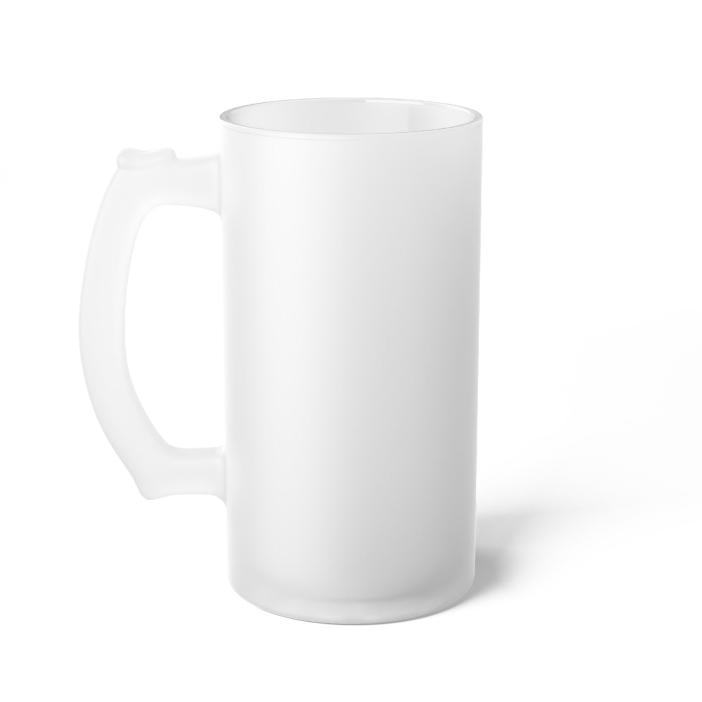 I Give In To Beer Pressure Frosted Glass Beer Mug