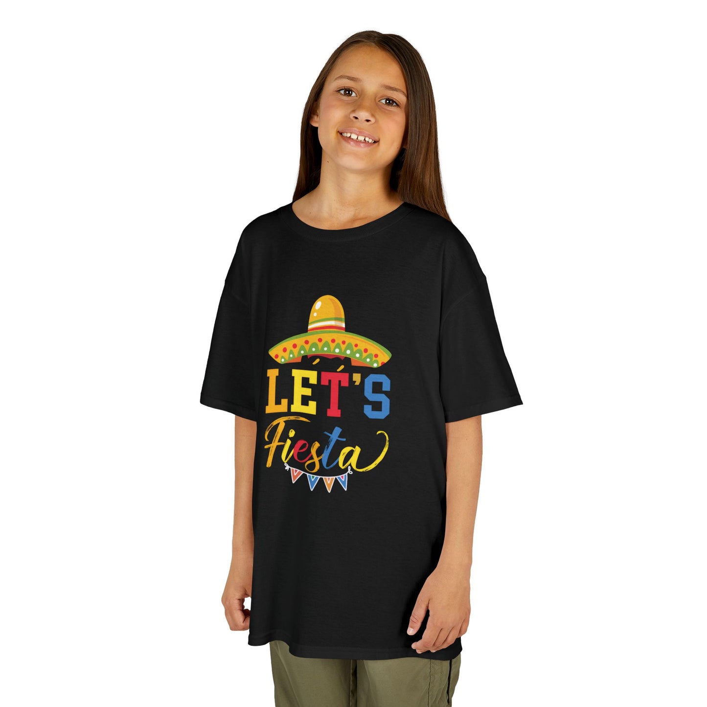 Kids Fiesta T-Shirt - Fun 'Let's Fiesta' Design for Celebrations