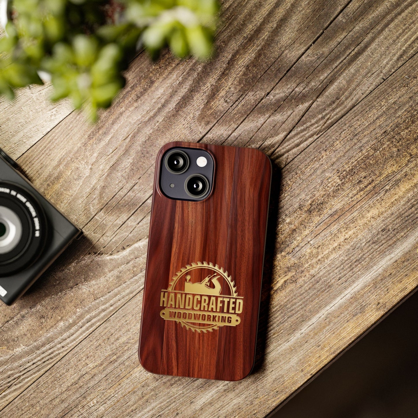 Woodworking Logo Slim Cases, iPhone