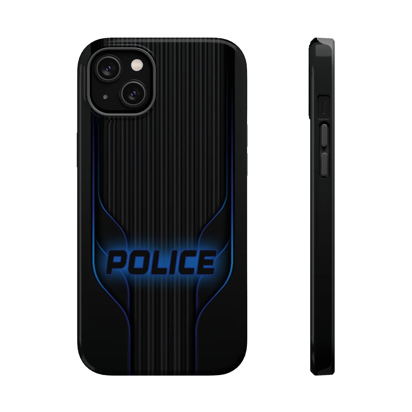 Police Magnetic Phone Cases, Blue Light