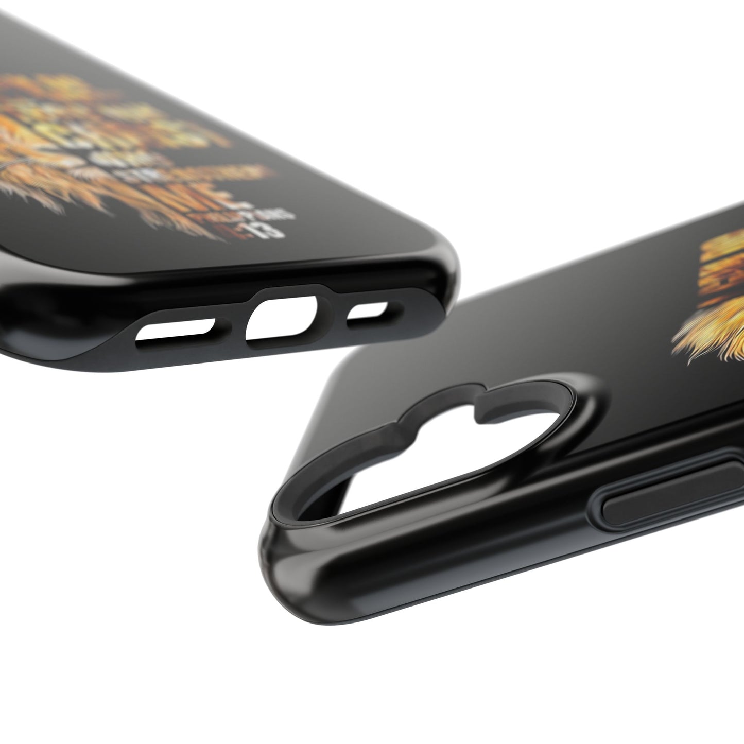 Inspirational Lion Magnetic iPhone Case, Strength & Faith, Christian Accessories