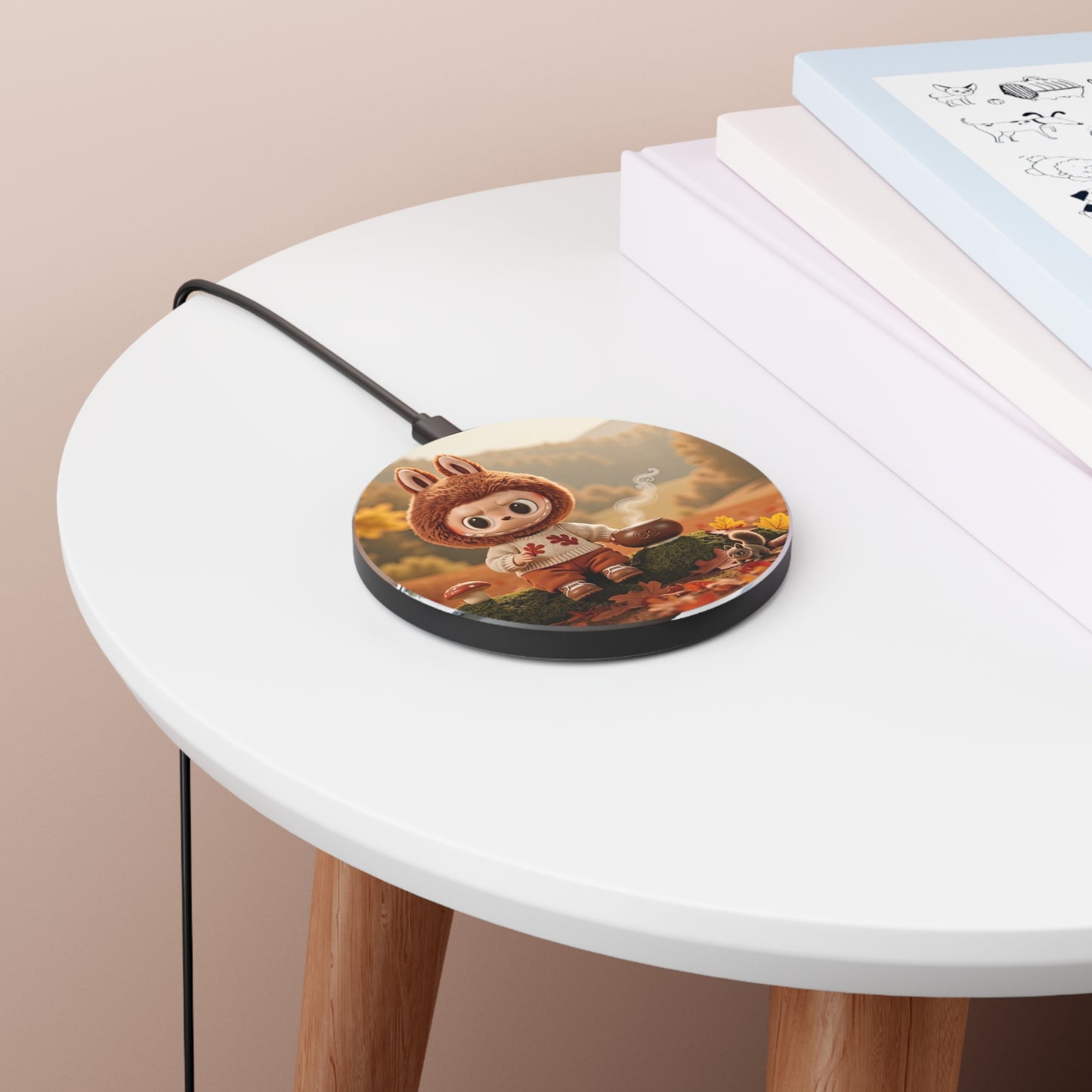 Monster Wireless Charger — Cute Fall Cozy Phone Charger