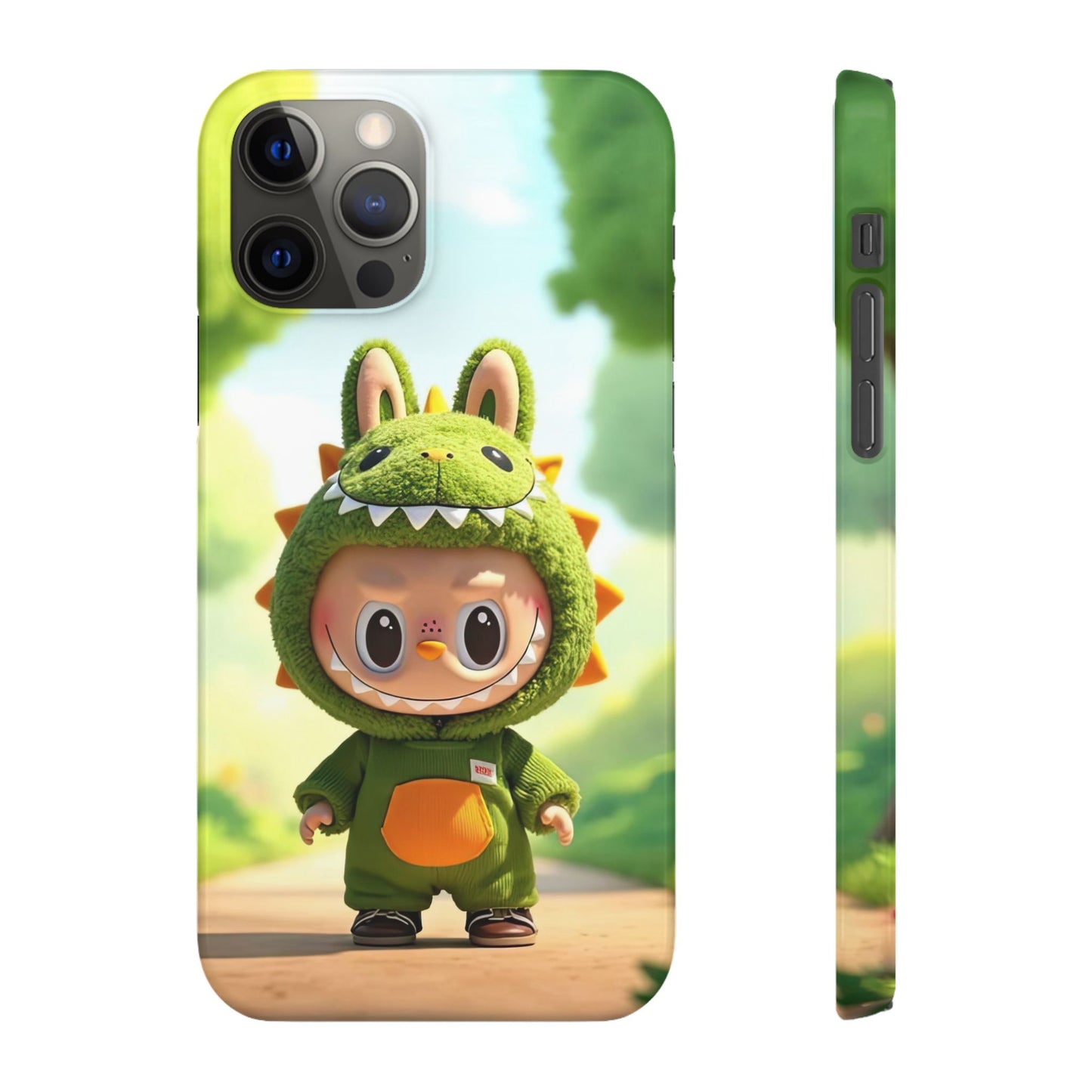 The Monsters Snap Case for iPhone Models – Playful Dinosaur Design