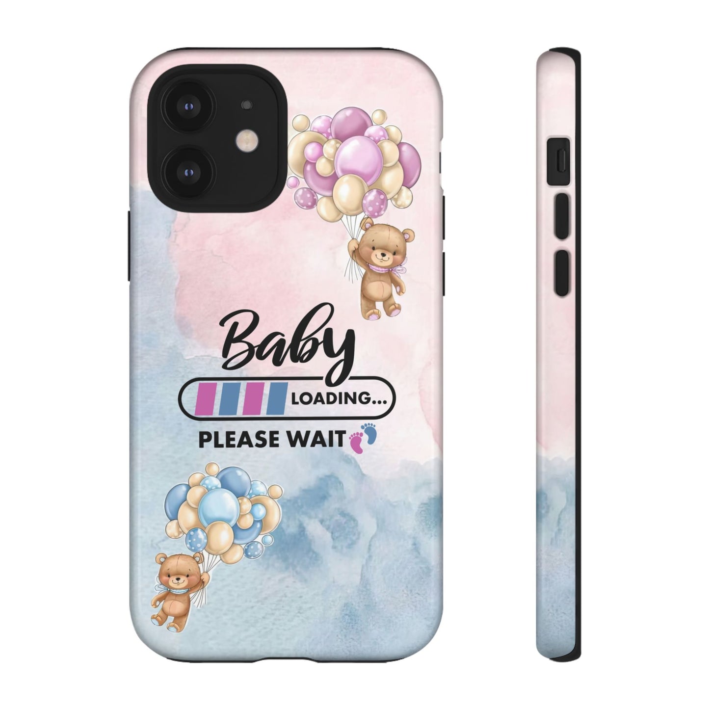 Cute Baby Loading Phone Case for iPhone - Maternity Cover for Pregnancy Reveal or Baby Shower