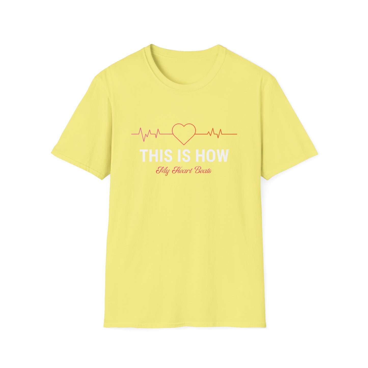 This Is How My Heart Beats Unisex Softstyle T-Shirt