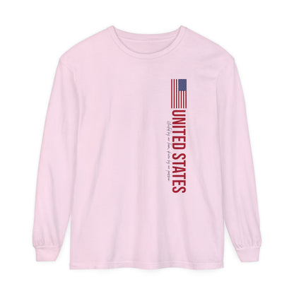Patriotic Long Sleeve T-Shirt - One Nation, One Dream