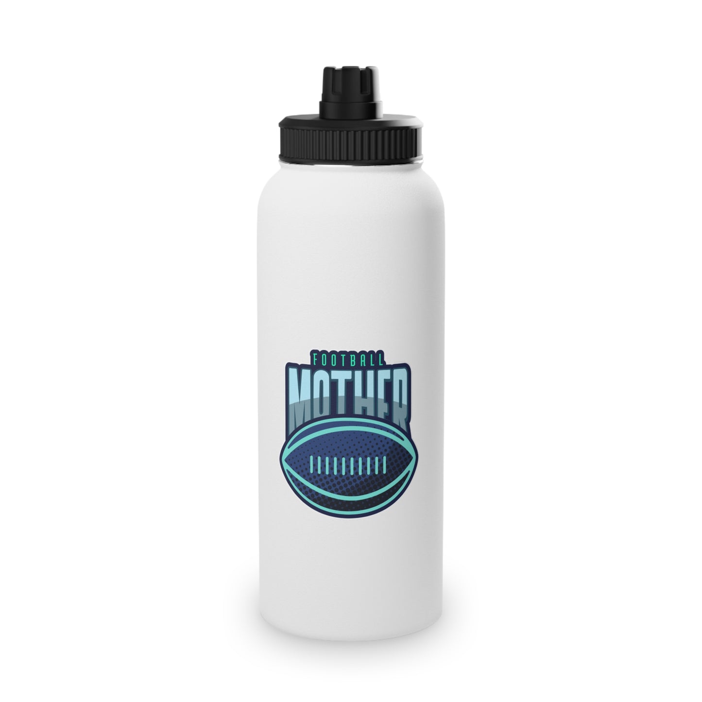 Football Mother Stainless Steel Water Bottle, Sports Lid