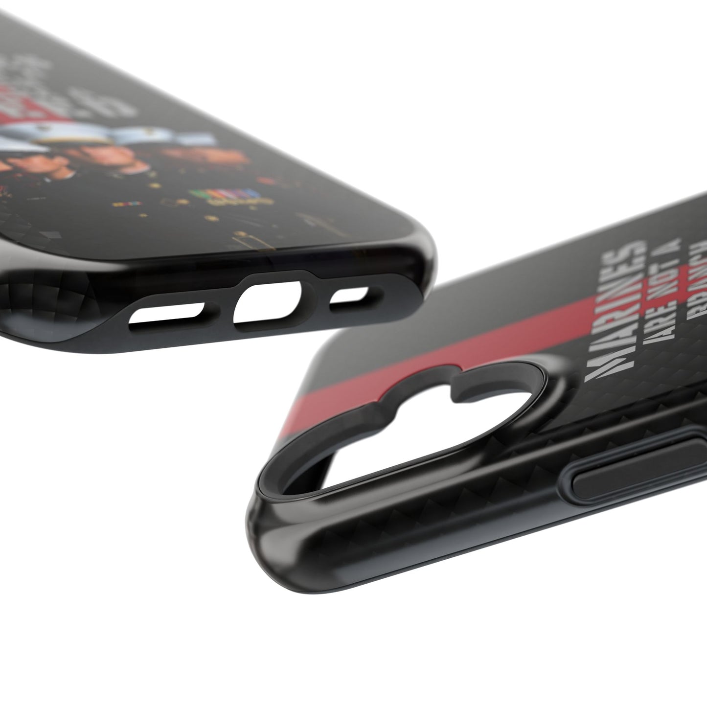 Marines Magnetic Tough Case - "Not a Branch, a Breed" Military iPhone Cover