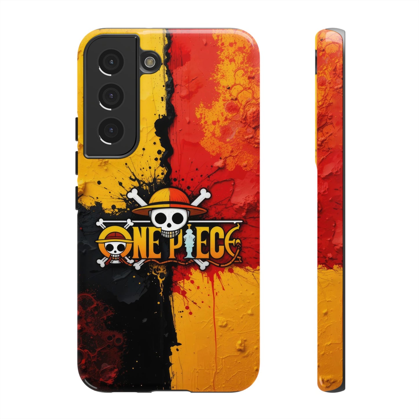 One Piece Samsung Tough Phone Case, Anime Vibrant Design