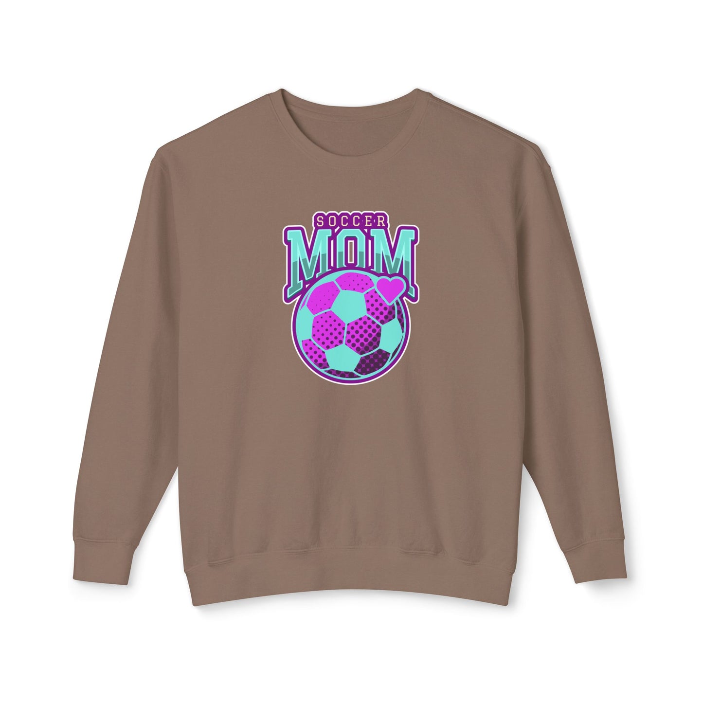 Soccer Mom Unisex Lightweight Crewneck Sweatshirt