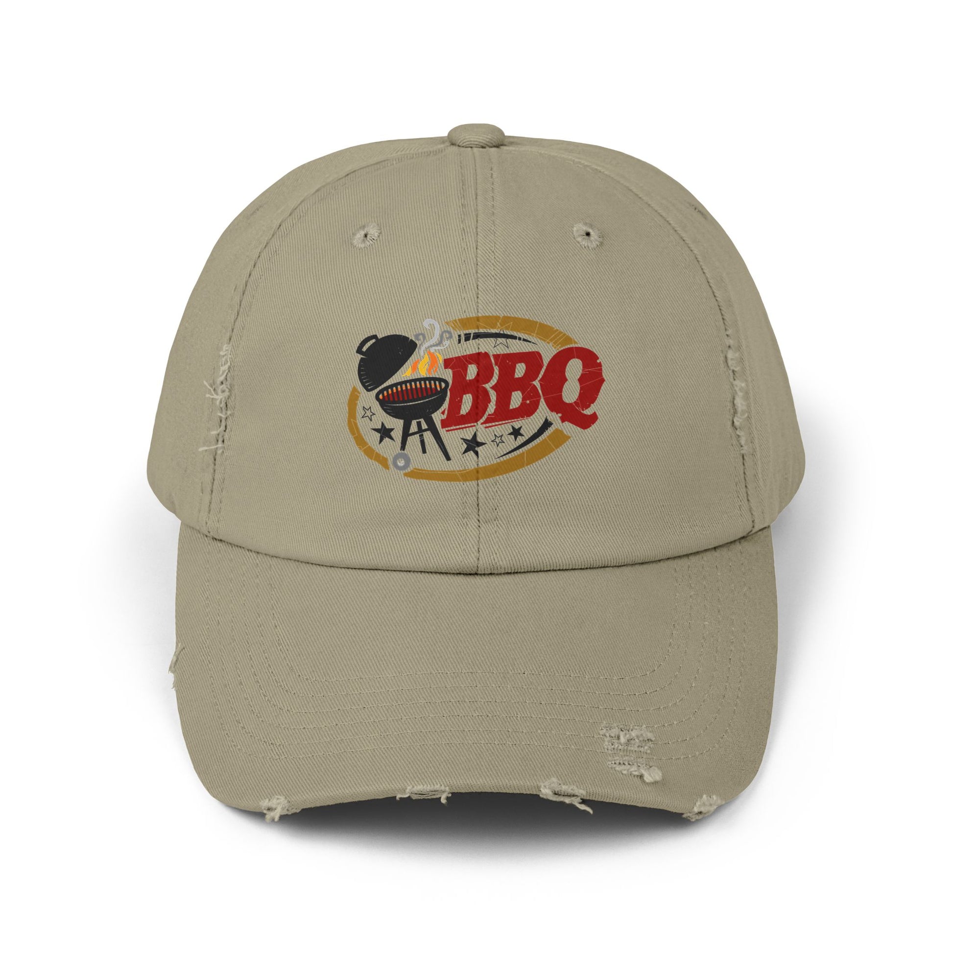 Unisex Distressed BBQ Cap - Perfect for Grill Lovers
