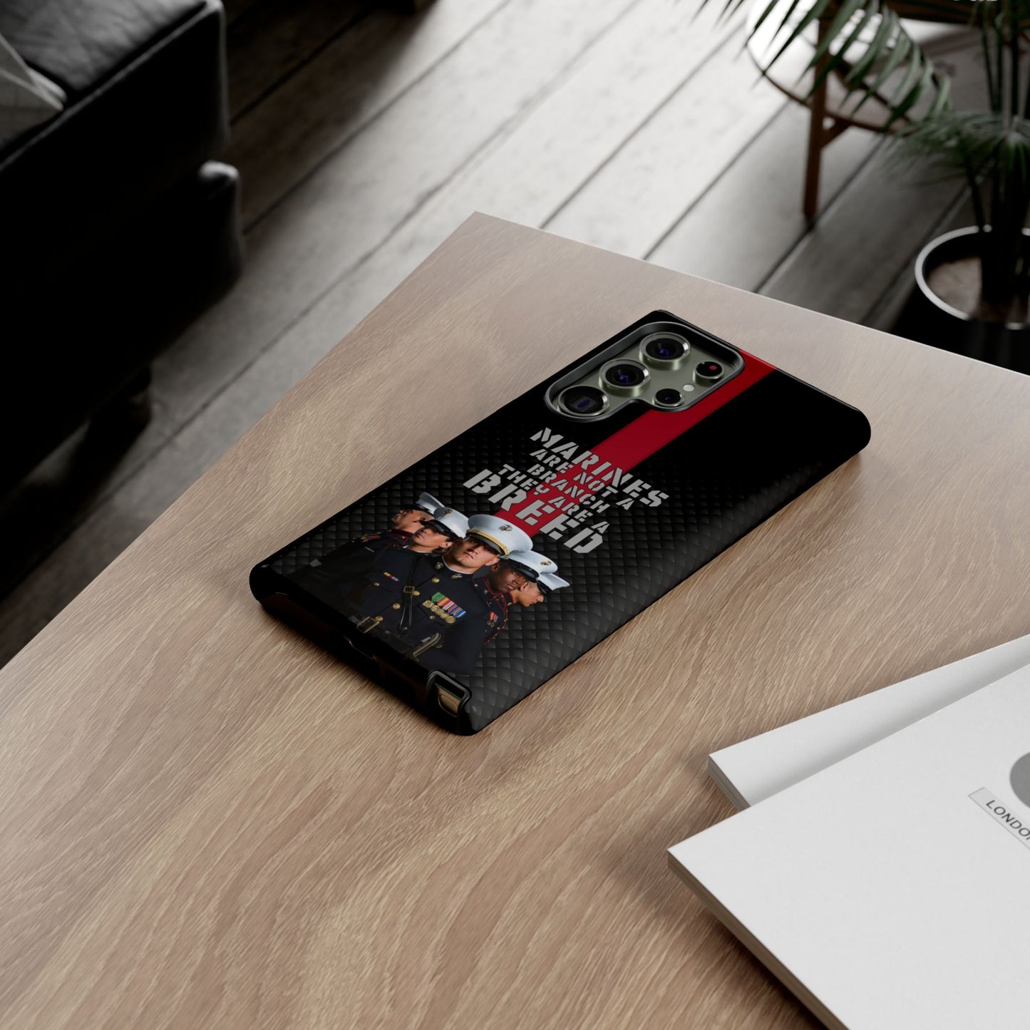 Marine Corps Samsung Tough Phone Case - Proud Military Supporter