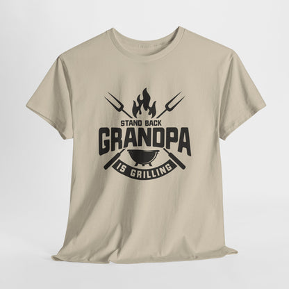 Funny Grilling Grandpa Tee - Heavy Cotton Shirt