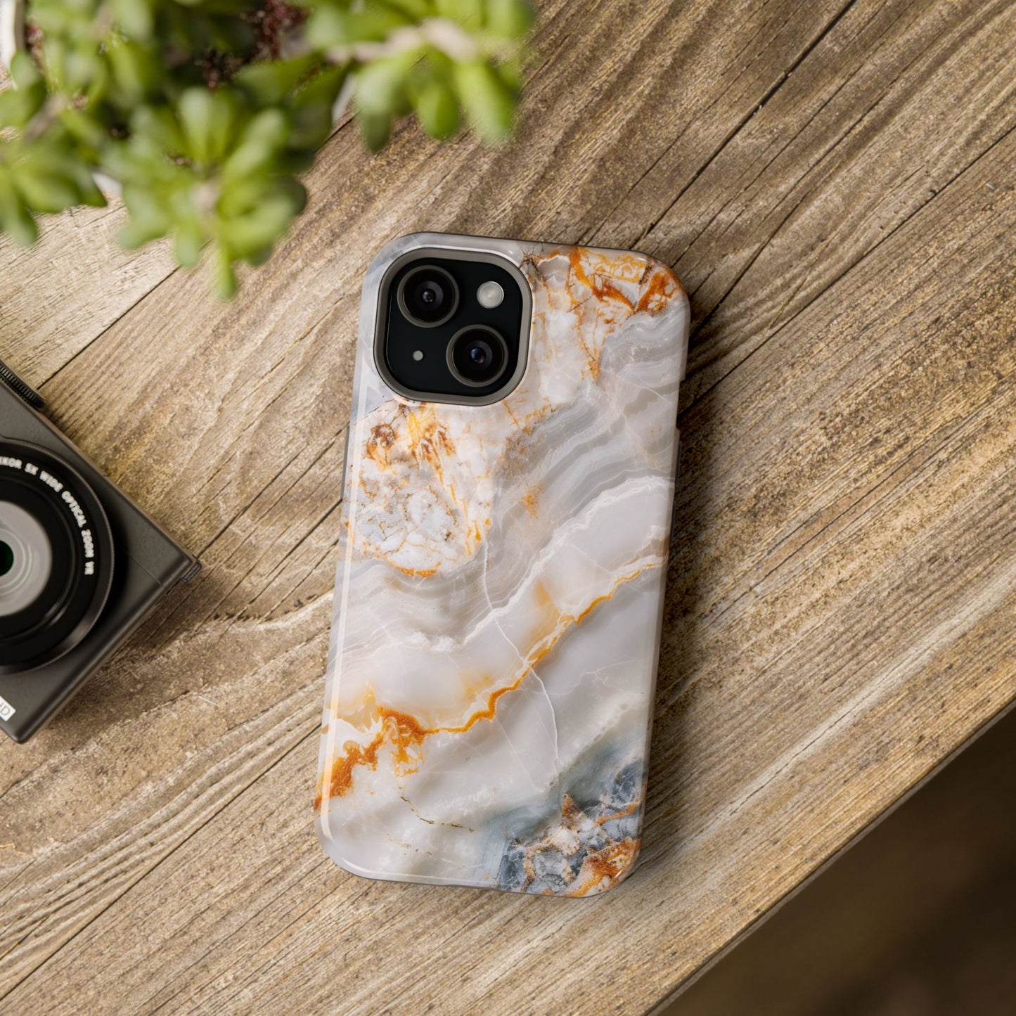 Pure Elegance Marble Magnetic iPhone Case, Stylish & Trendy Accessories