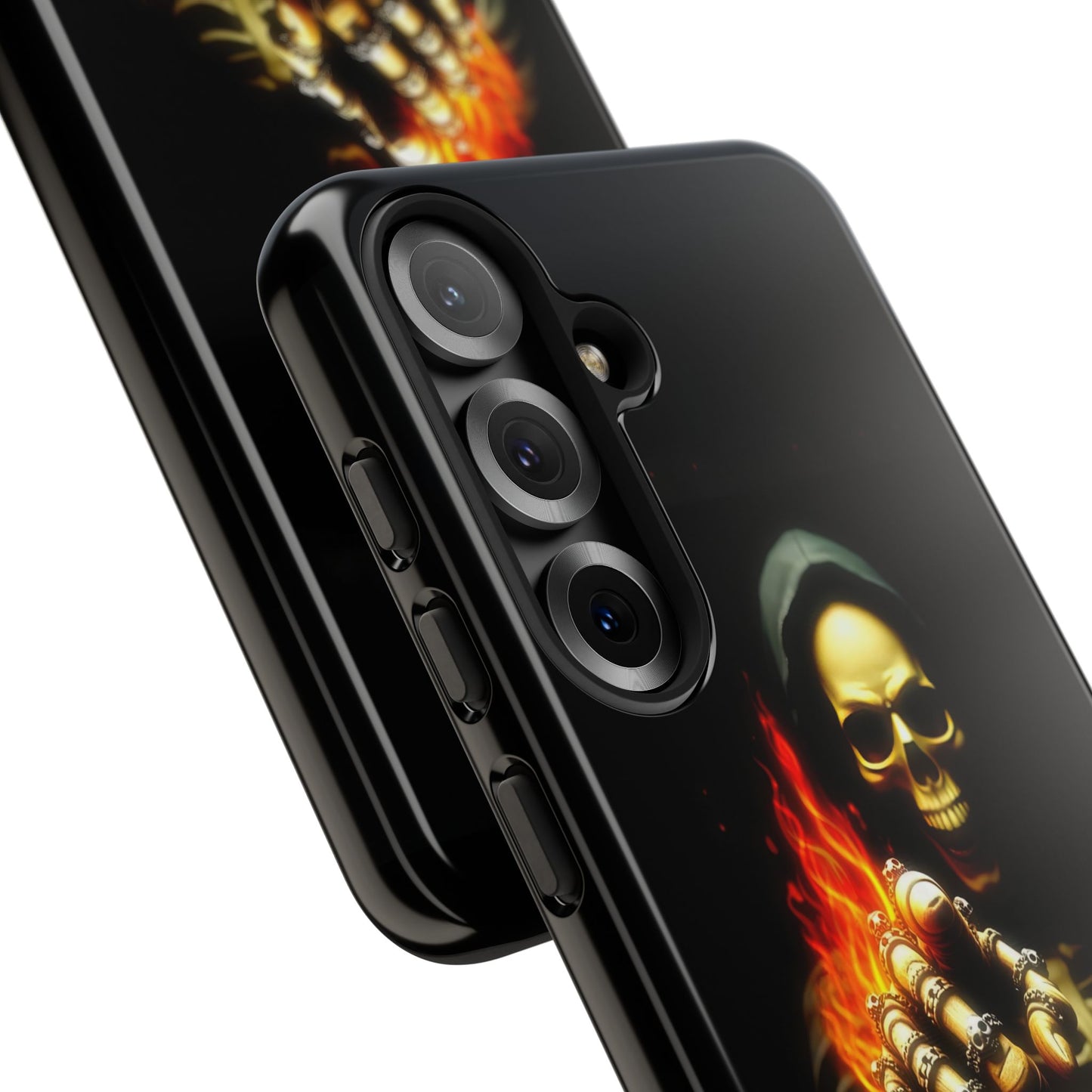 Skull Design Samsung Phone Case, Don't Touch My Phone Mobile Cover