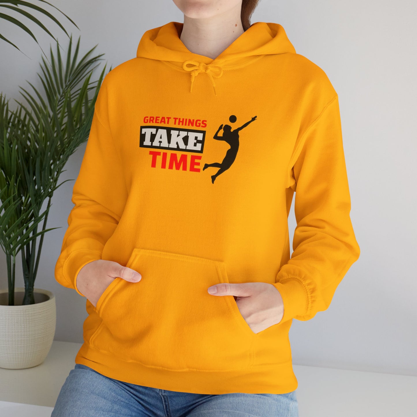 Great Things Take Time Unisex Heavy Blend™ Hooded Sweatshirt