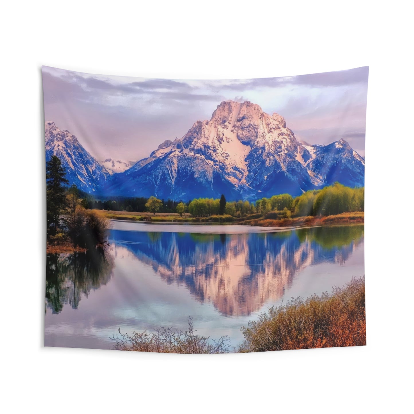 Grand Teton Reflections: Peaks and River Tapestry