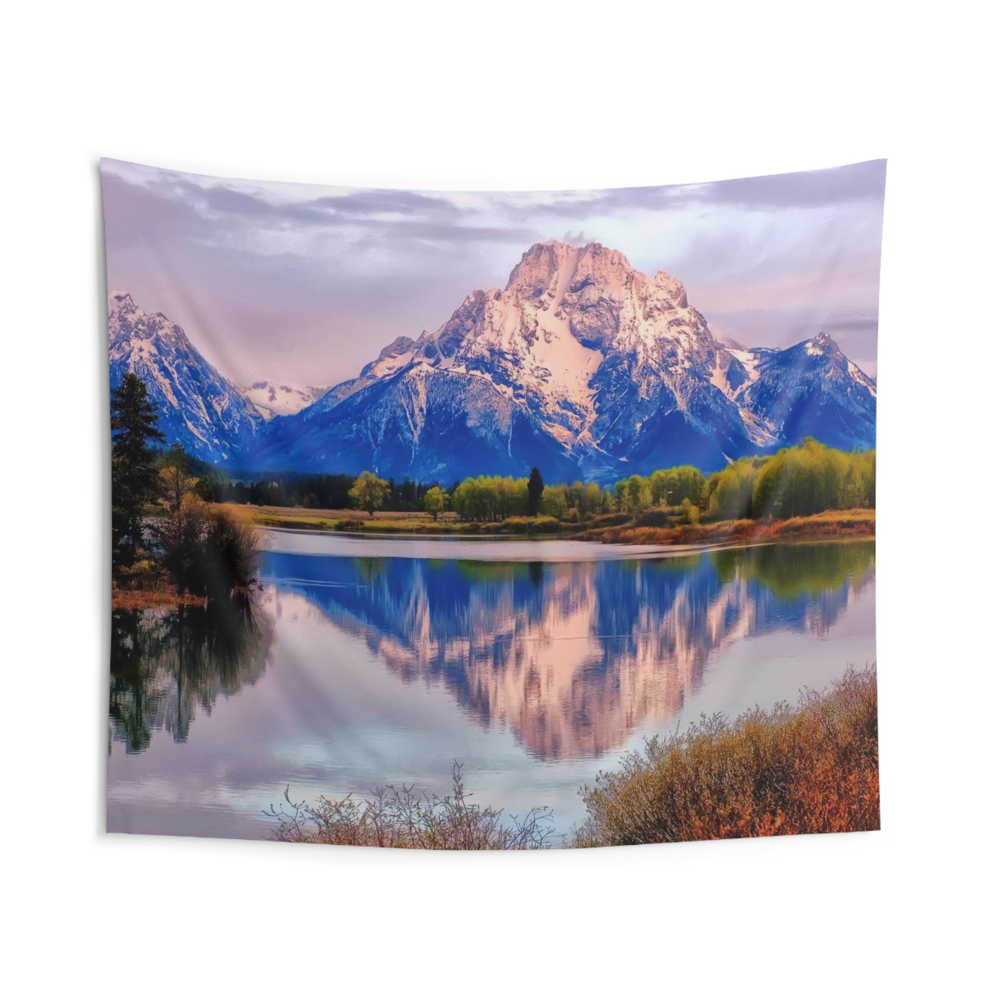 Grand Teton Reflections: Peaks and River Tapestry