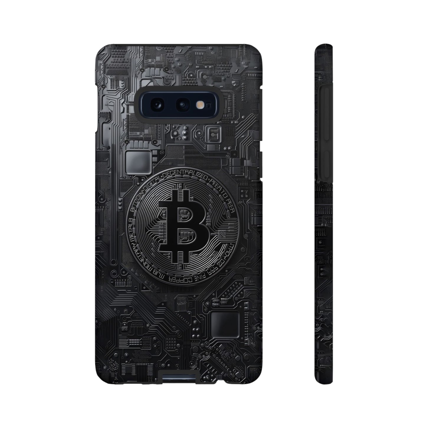 Bitcoin Samsung Tough Phone Case, Cryptocurrency Protection Cover