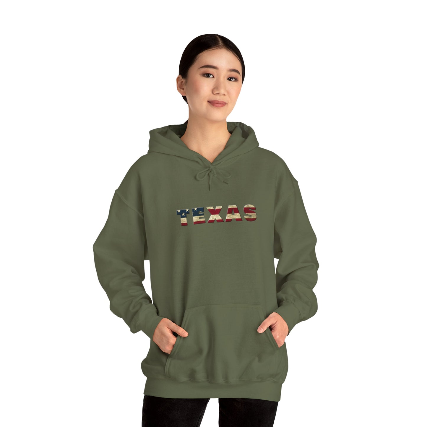 Texas Unisex Heavy Blend™ Hooded Sweatshirt