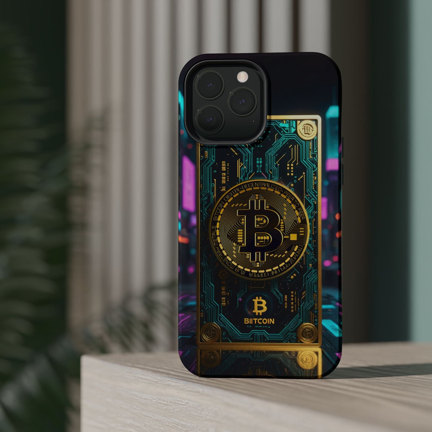 Bitcoin Magnetic Phone Case, Unique Phone Cover