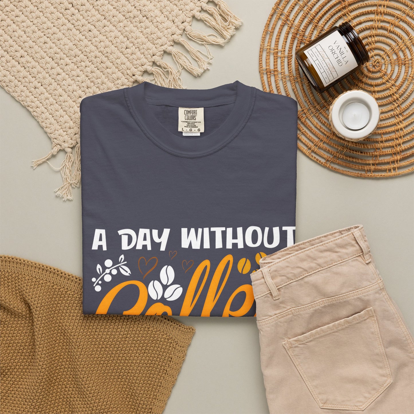 Coffee Lovers Unisex T-Shirt - 'A Day Without Coffee Is Like Just Kidding I Have No Idea'