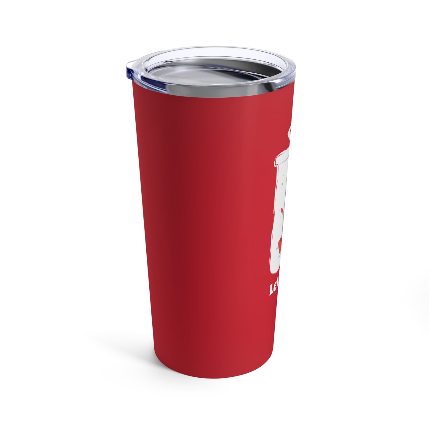 Let It Snow Tumbler 20oz / Red