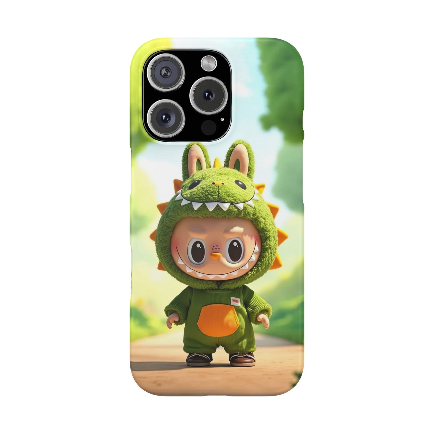 The Monsters Snap Case for iPhone Models – Playful Dinosaur Design