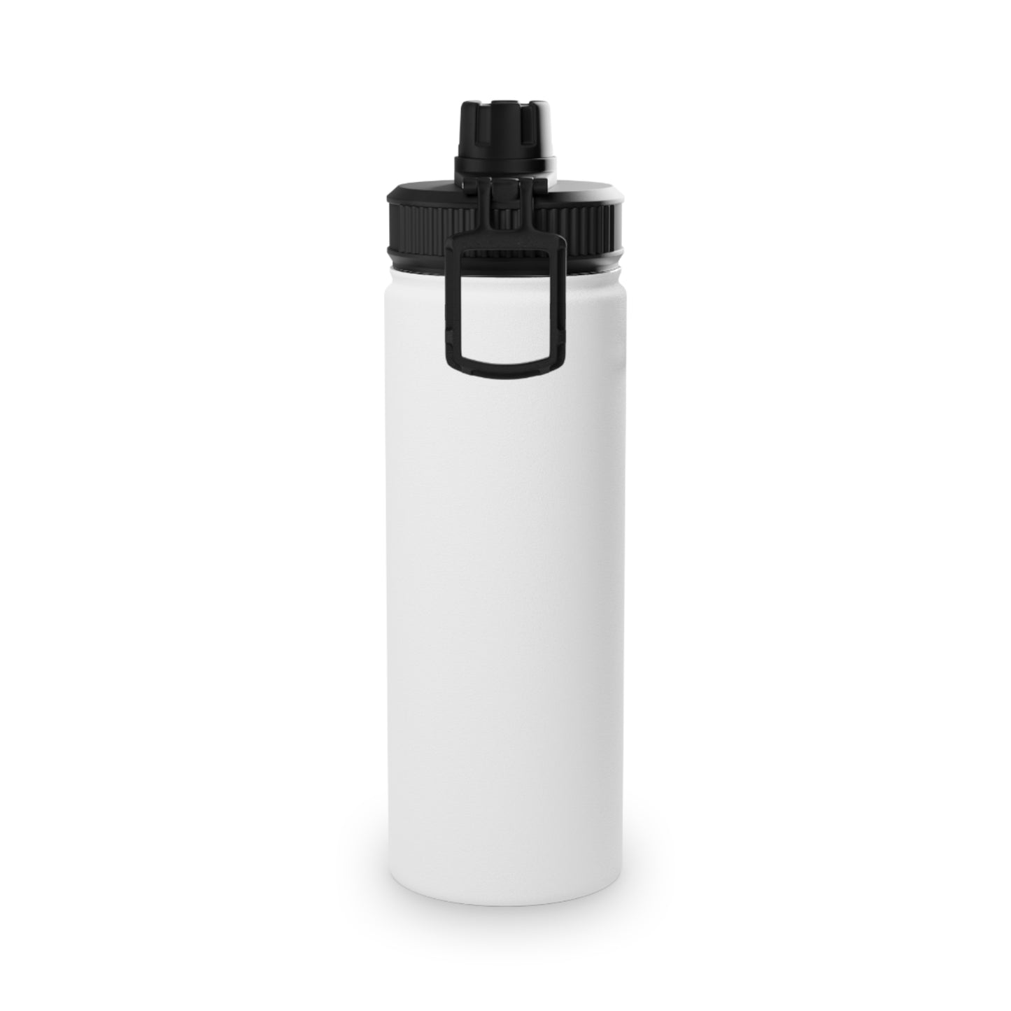 Yesterday Now Tomorrow Stainless Steel Water Bottle, Sports Lid