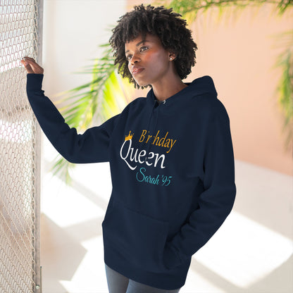 Personalized Birthday Hoodie — Fleece Pullover