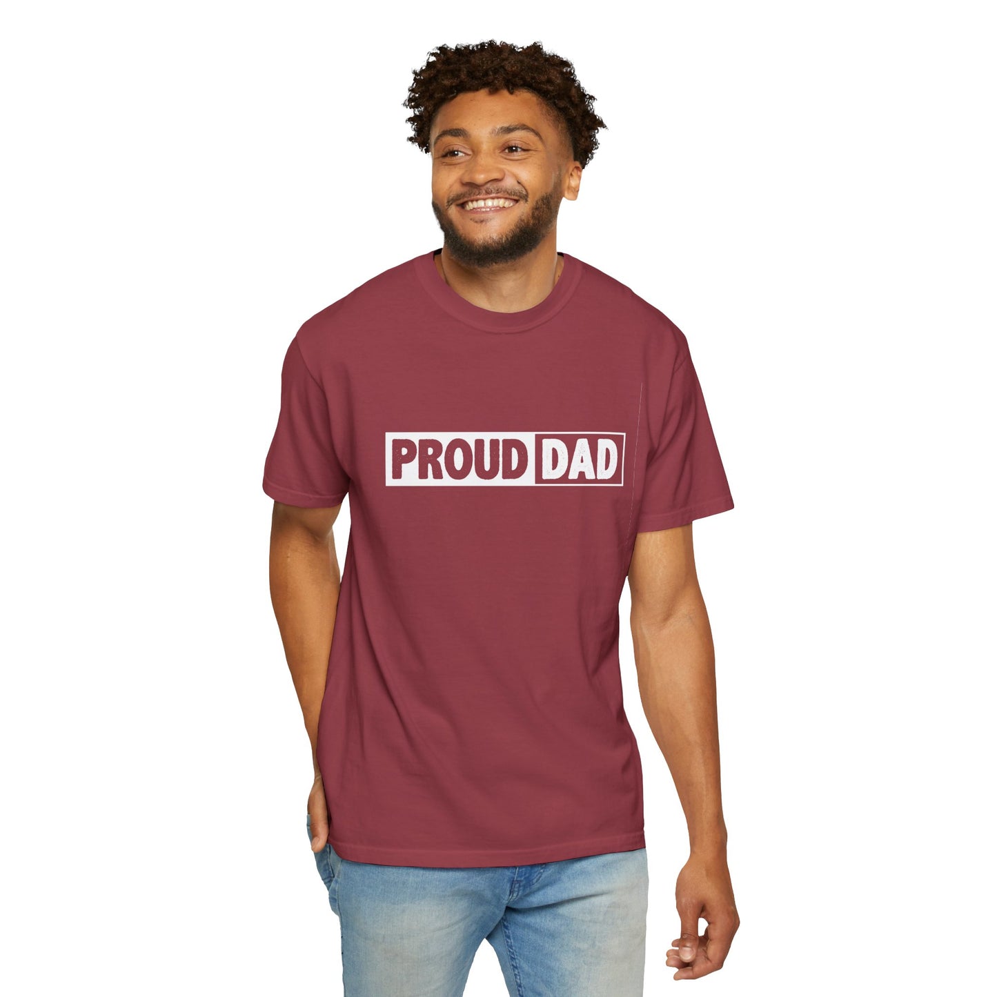 Proud Dad T-Shirt | Comfortable Unisex Garment-Dyed Tee