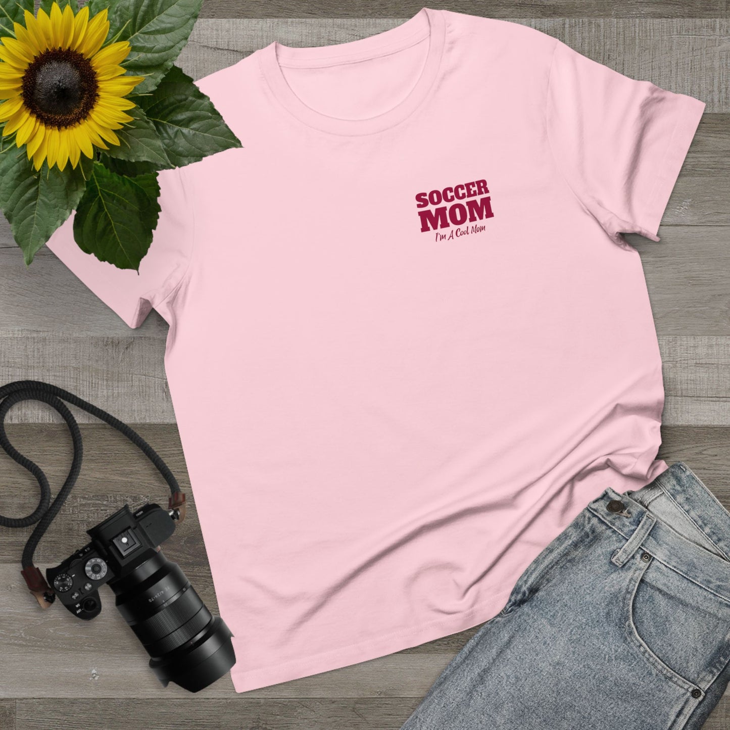 Soccer Mom I'm A Cool Mom Women’s Maple Tee