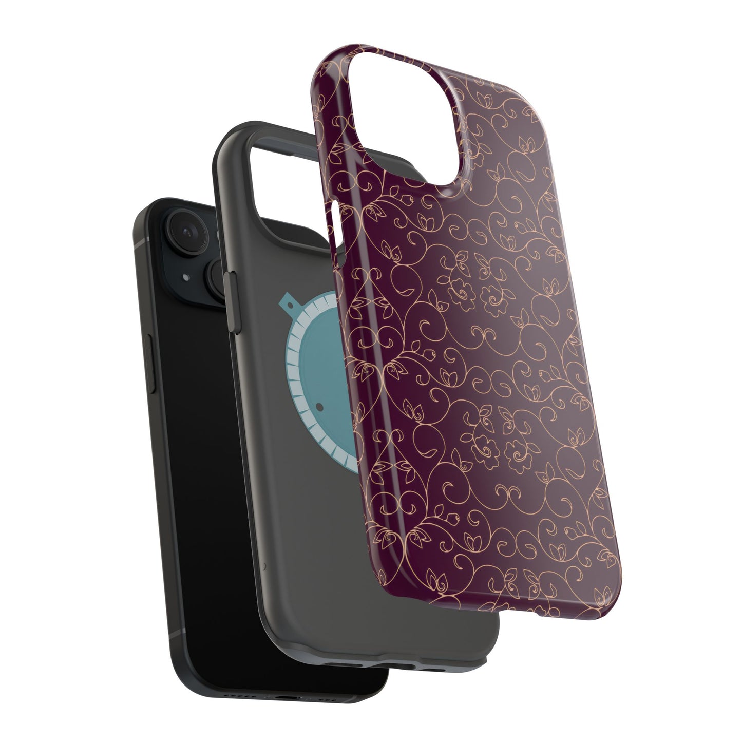 Luxury Serial Magnetic Phone Case, Royal