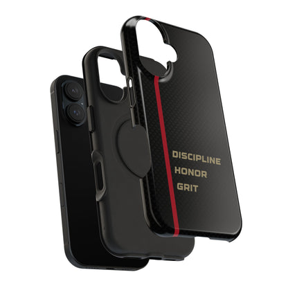 Discipline, Honor, Grit Impact-Resistant Phone Case