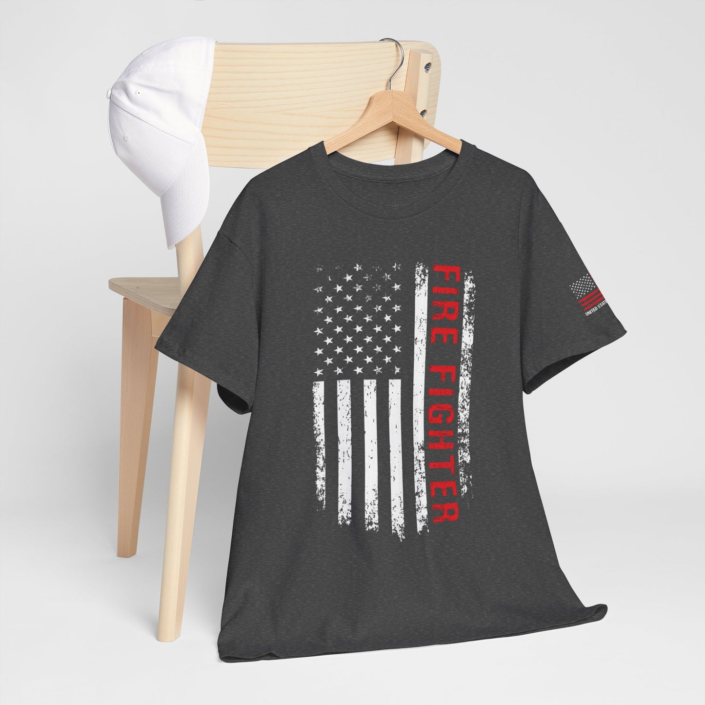 Firefighter Red Line T-shirt