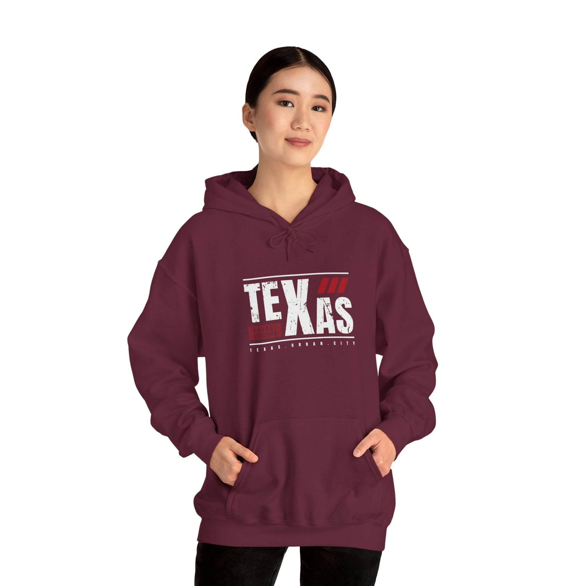 Texas Unisex Heavy Blend Hoodie - Bold Design for Everyday Comfort