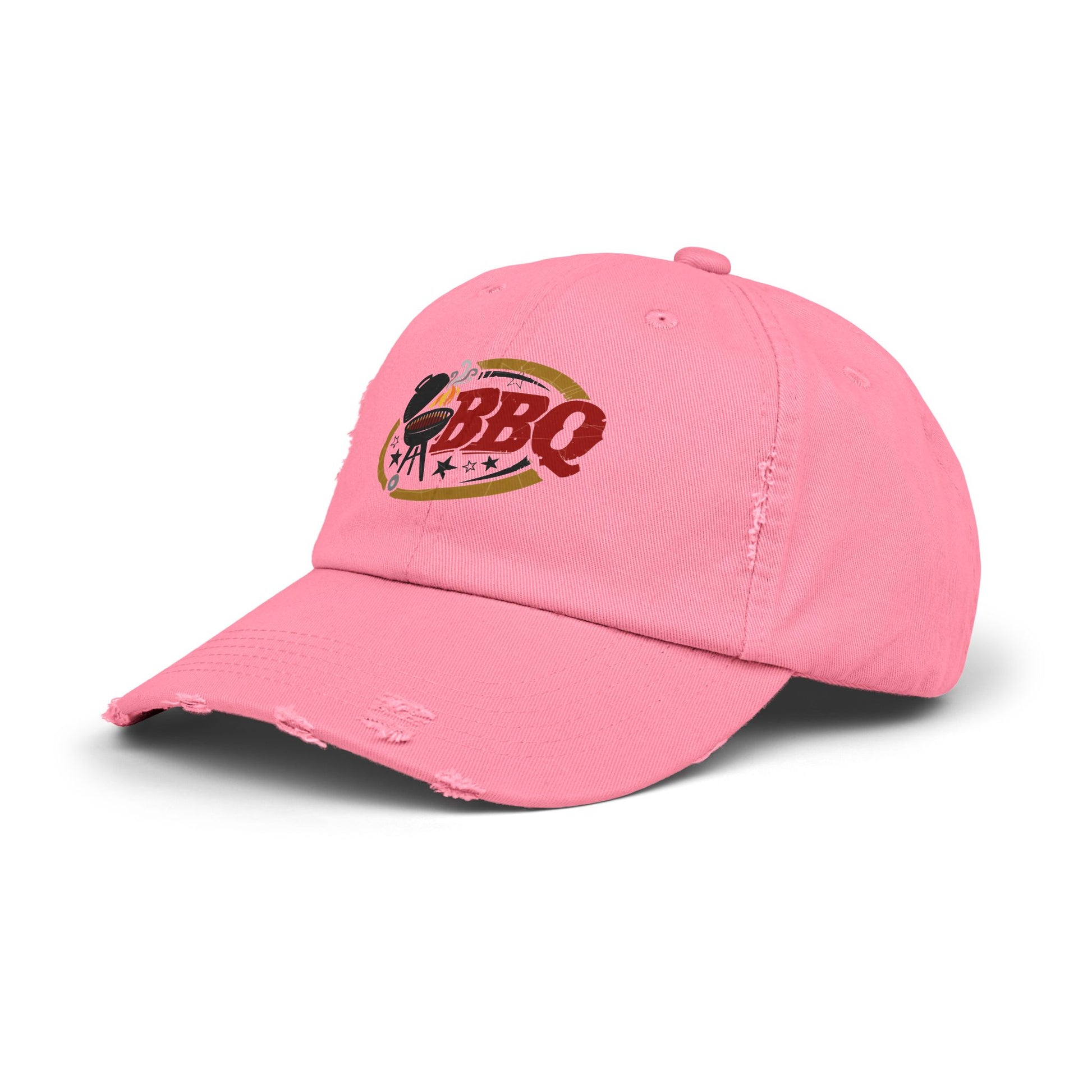Unisex Distressed BBQ Cap - Perfect for Grill Lovers