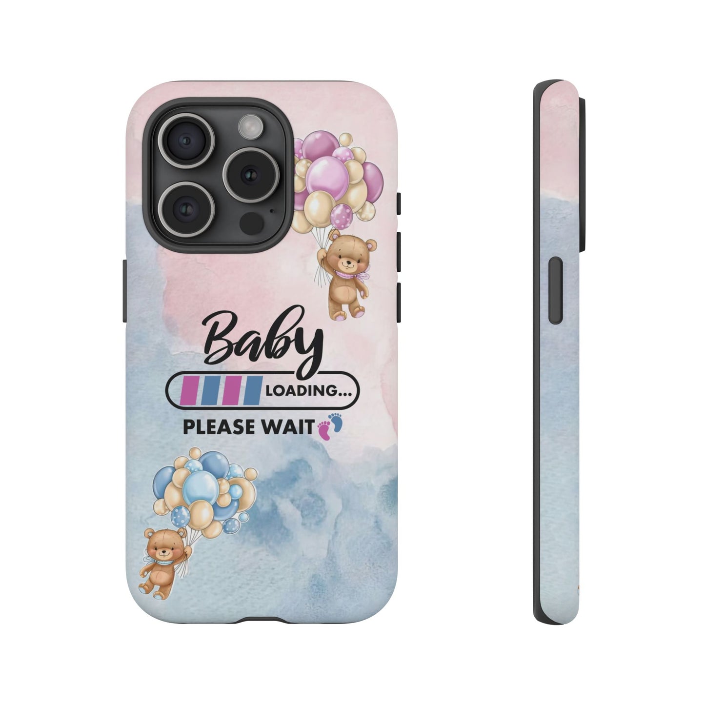 Cute Baby Loading Phone Case for iPhone - Maternity Cover for Pregnancy Reveal or Baby Shower