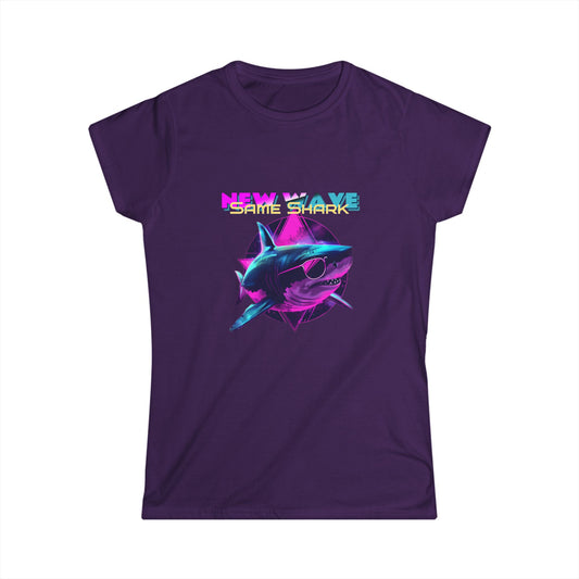 New Wave Same Shark Women's Softstyle Tee