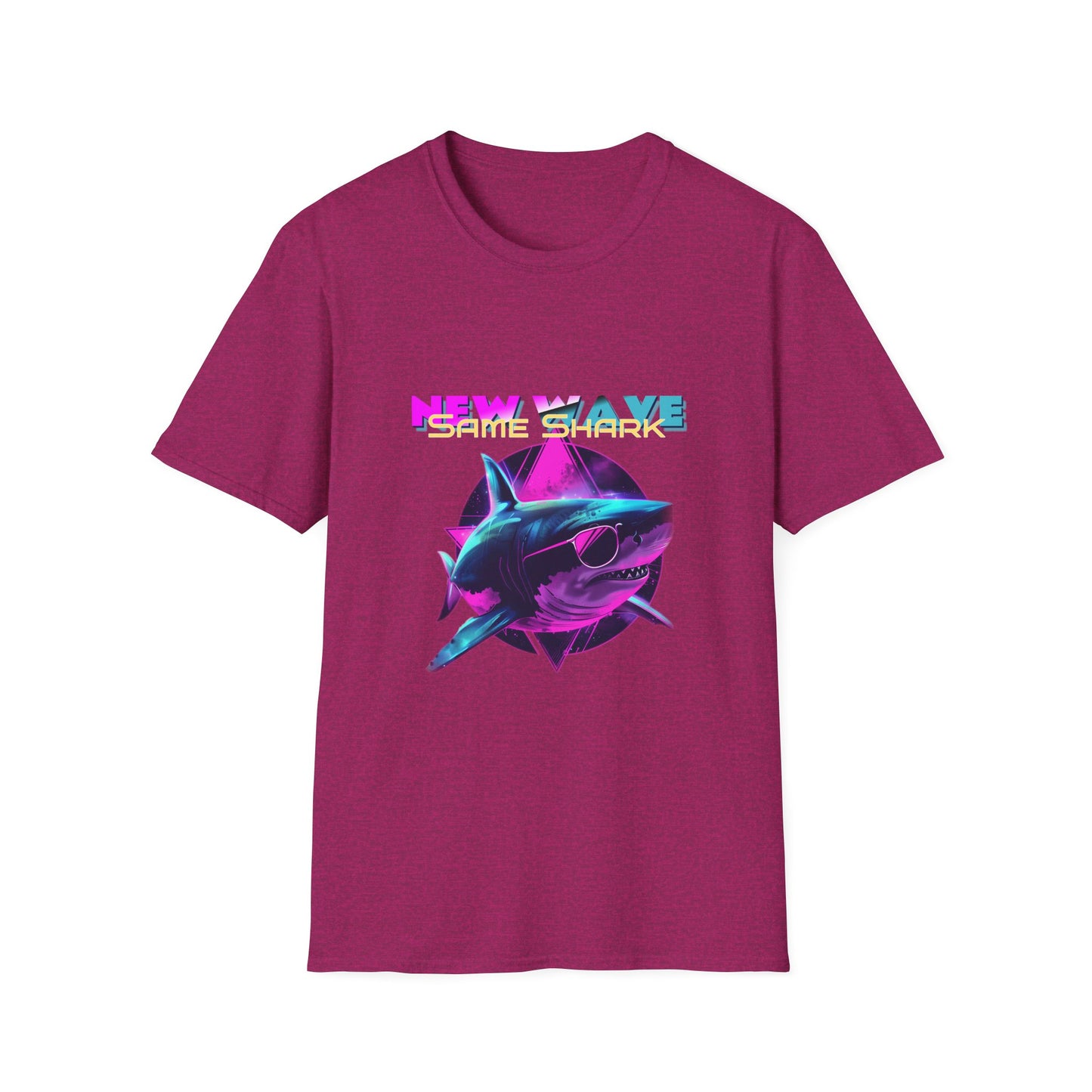 New Wave Same Shark Unisex Softstyle T-Shirt