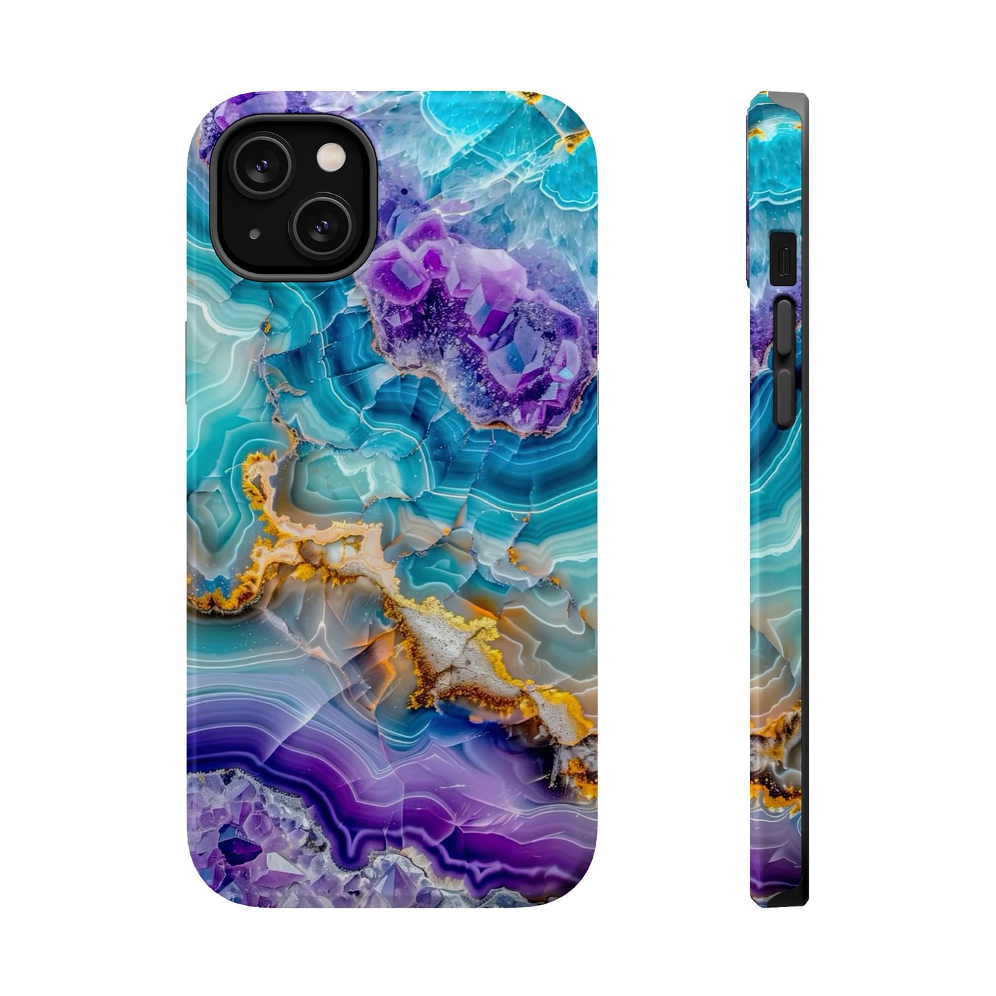 Blue Agate Magnetic Phone Case
