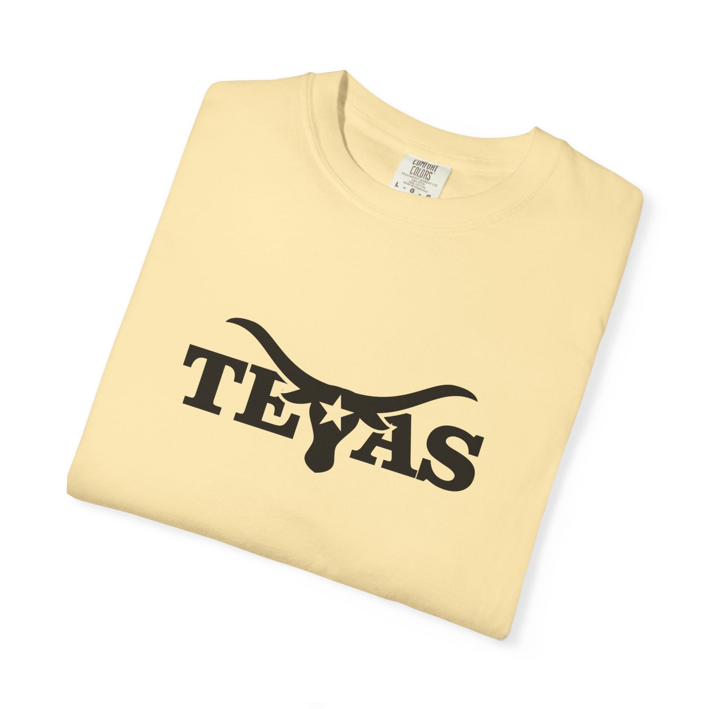 Texas Unisex Garment-Dyed T-Shirt - Cool Western Vibe for Everyday Wear
