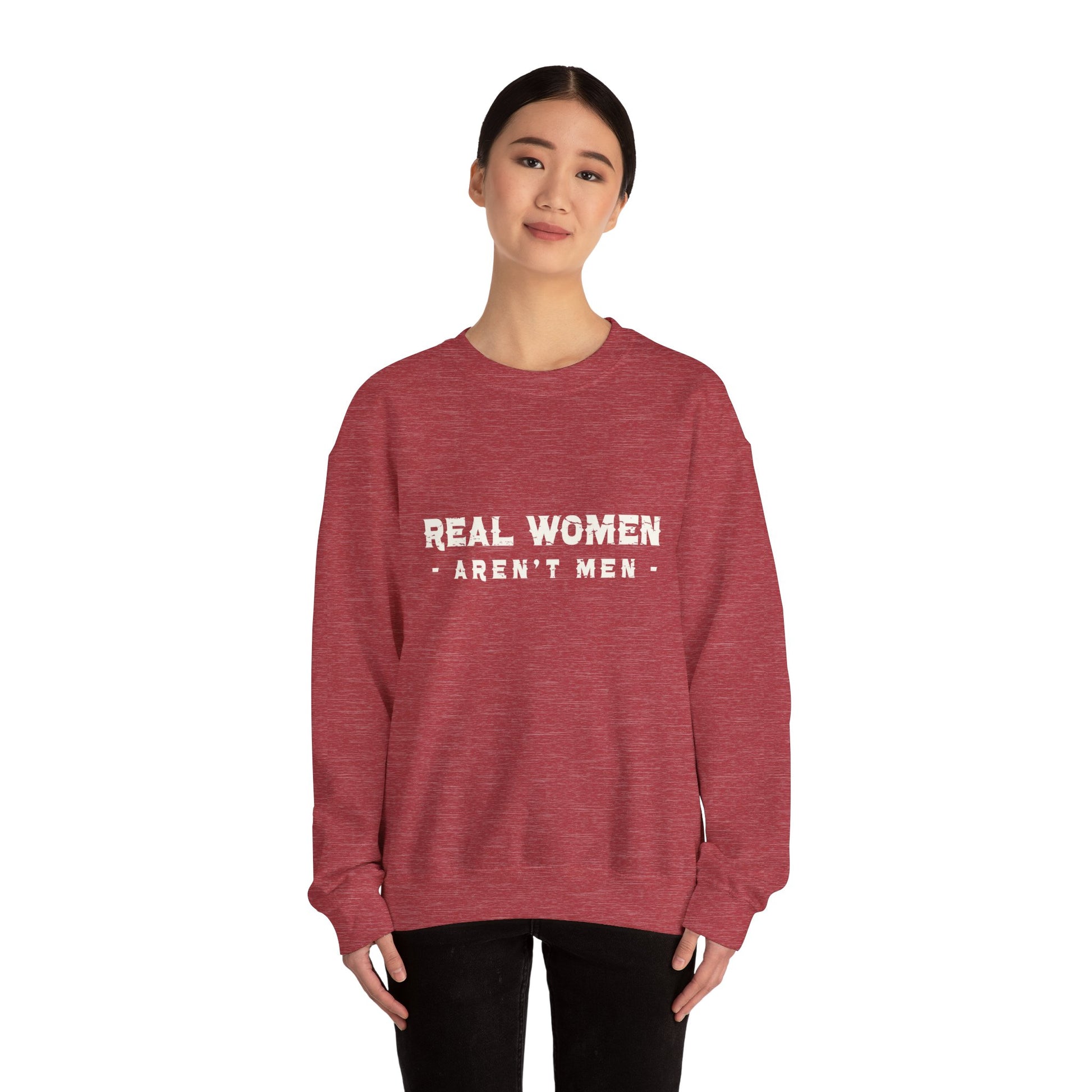 Real Women Unisex Heavy Blend™ Crewneck Sweatshirt 50% cotton and 50% polyester