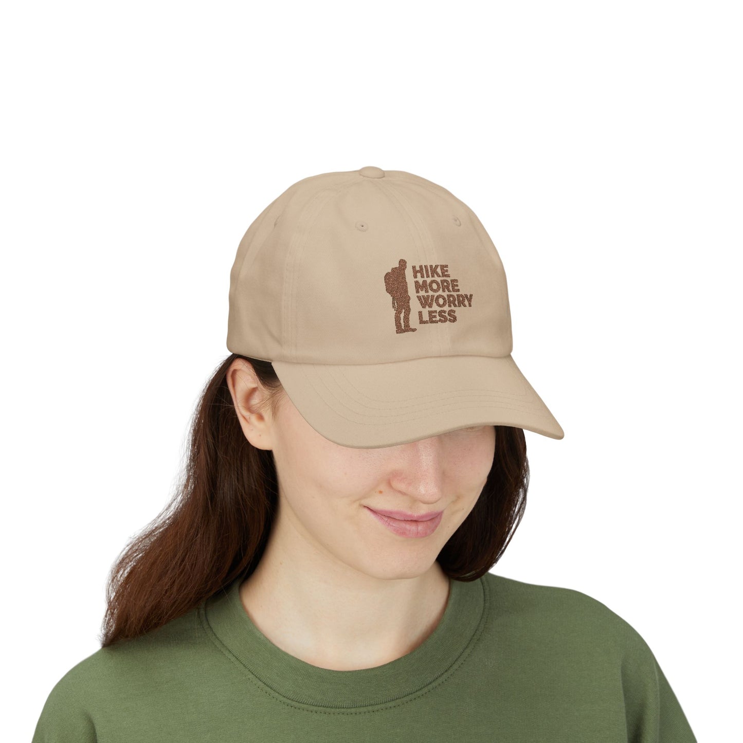 Hike More Worry Less Classic Dad Cap / embroidered
