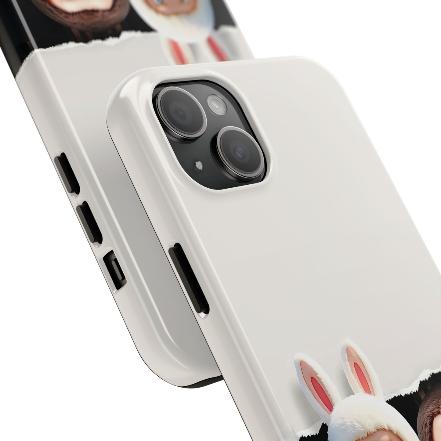 The Monsters Tough Case for iPhone Models and Variations – Dual Layer Protective Cover, Playful Design, Cute Mobile Accessory