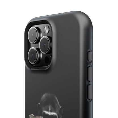 Edgy Gorilla Magnetic iPhone Case, Unique Cell Phone Cover