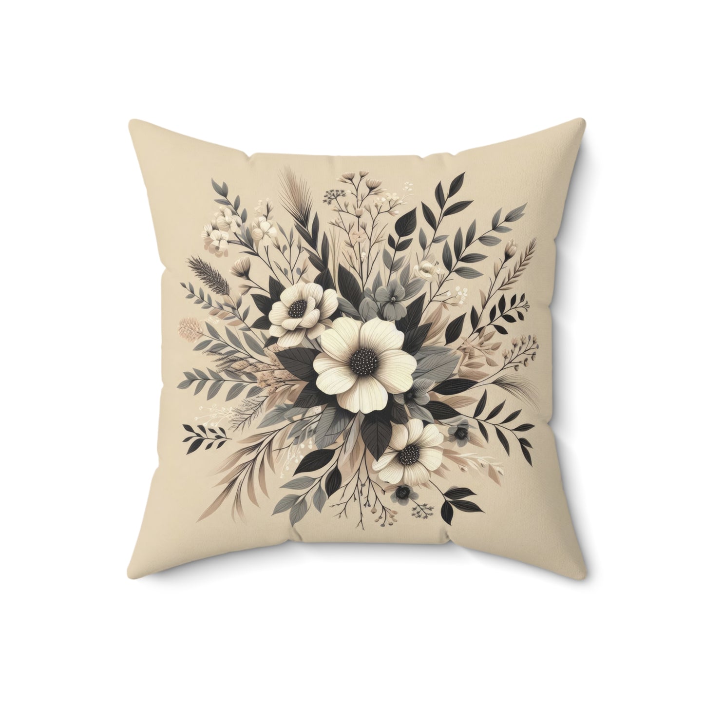 Autumn's Embrace Spun Polyester Square Pillow